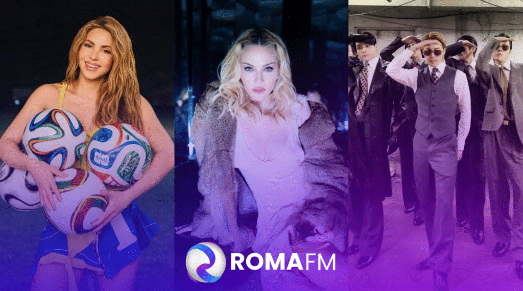 Copa do Mundo: Shakira, Madonna e BTS se apresentarão no intervalo da final